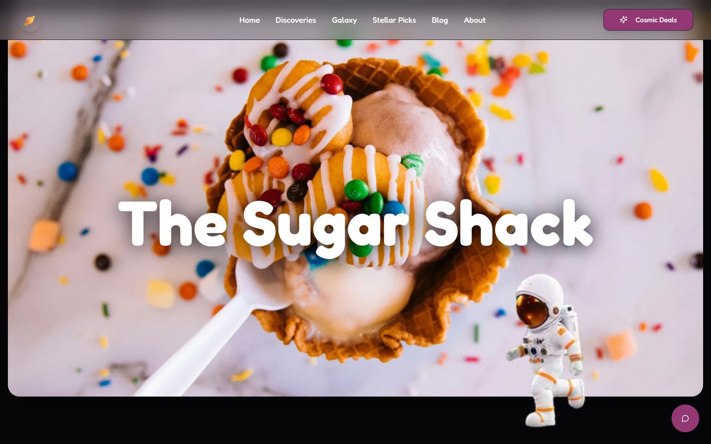 The Sugar Shack website